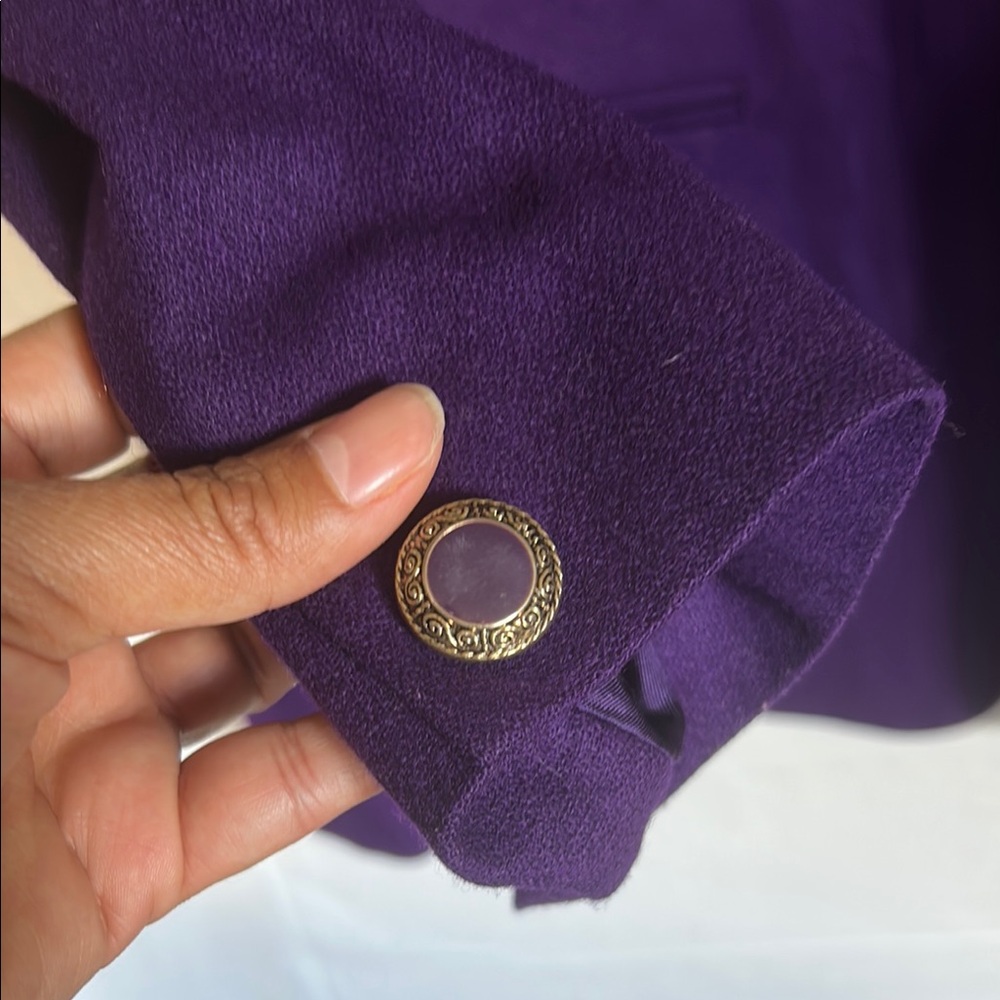 Pendleton Purple Blazer Structured Suit Jacket - image 5